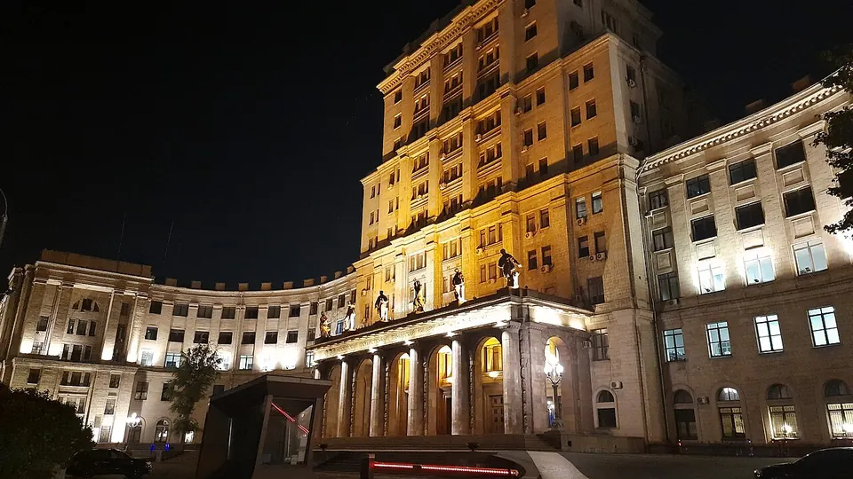 Bauman Moskova Devlet Teknik Üniversitesi kampüs görünümü